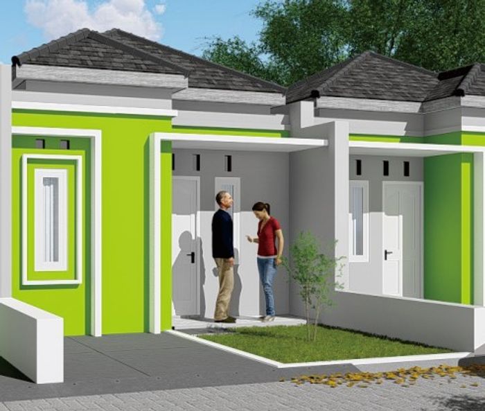 foto tampak rumah tipe subsidi 2023 perumahan Citra Grand Permata