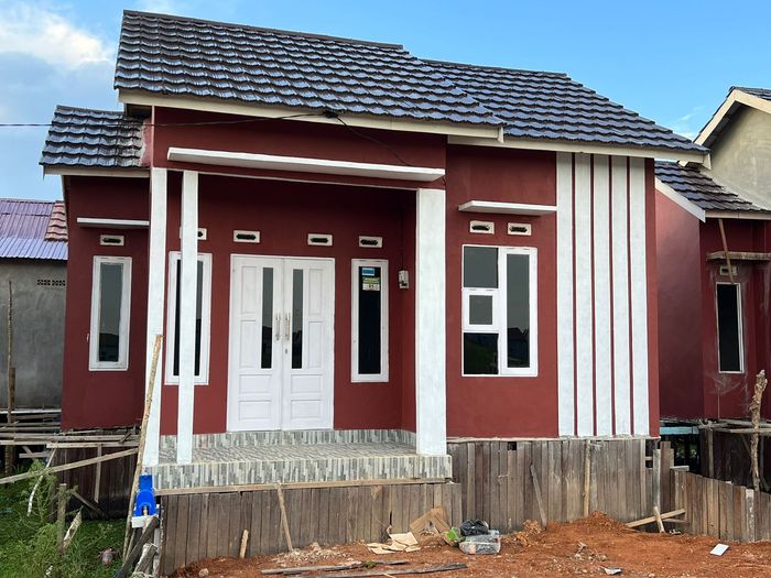 foto tampak rumah tipe 36 perumahan BERKAH AL-FATIH RESIDENCE TAHAP 2