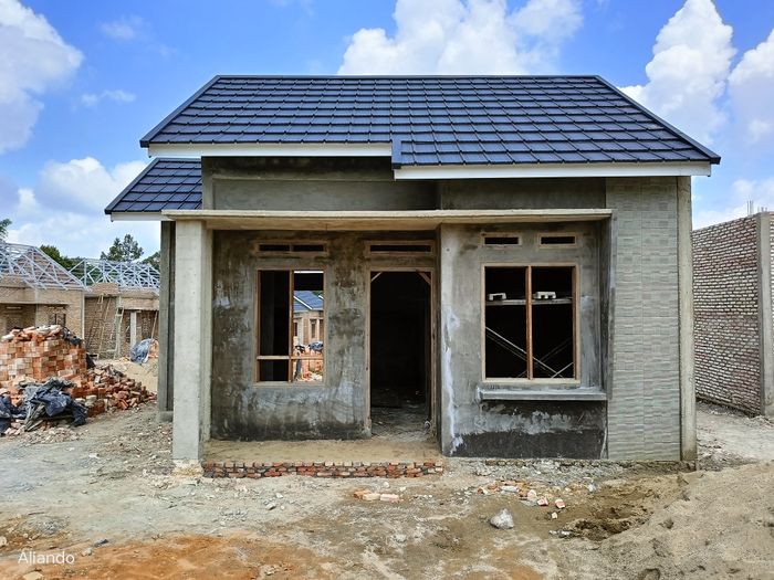 foto tampak rumah tipe 36 M2/108 M2 perumahan PERUMAHAN SUNTING BIDADARI RESIDENCE