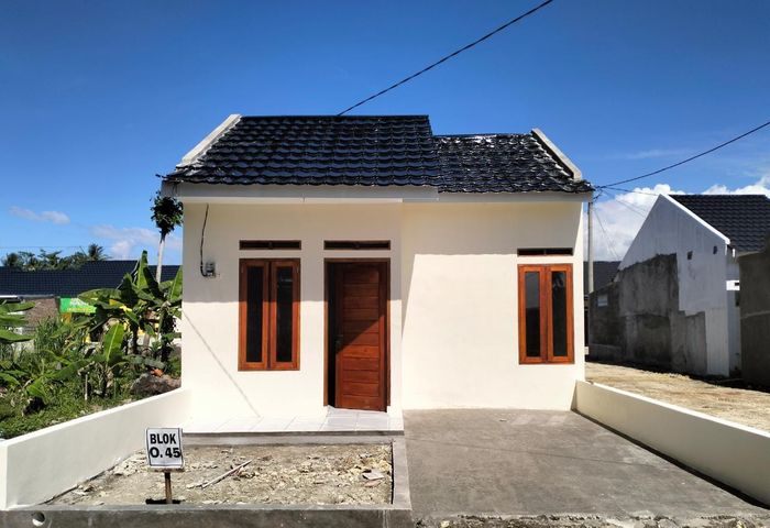foto tampak rumah tipe 30/66 (PMK 2023) perumahan Grand Parigi Tahap 3