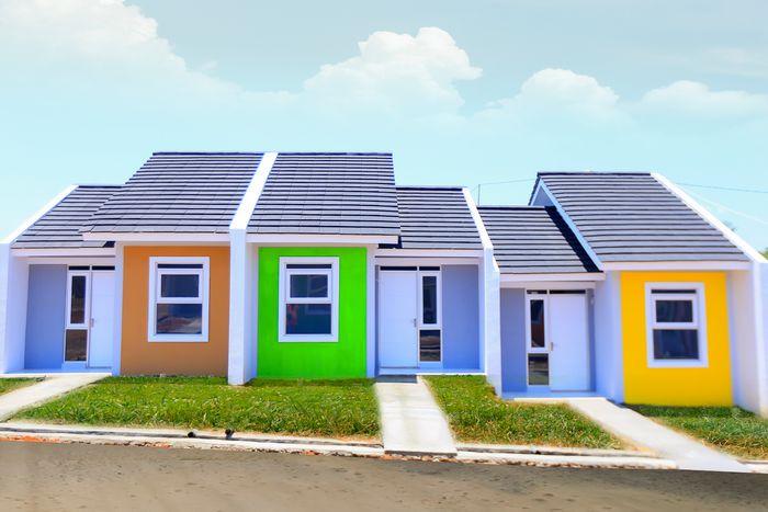 foto tampak rumah tipe 30/60 BARU perumahan Buana Green Subang Regency