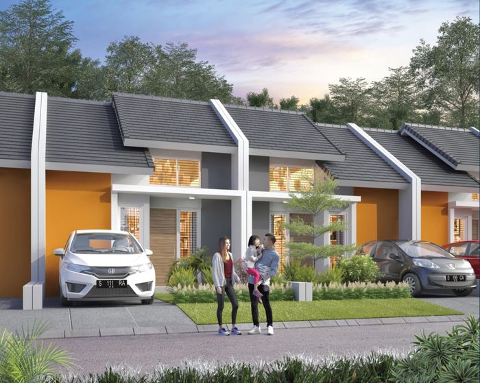 foto tampak rumah tipe 30/63_ perumahan GRAHA PESONA 2