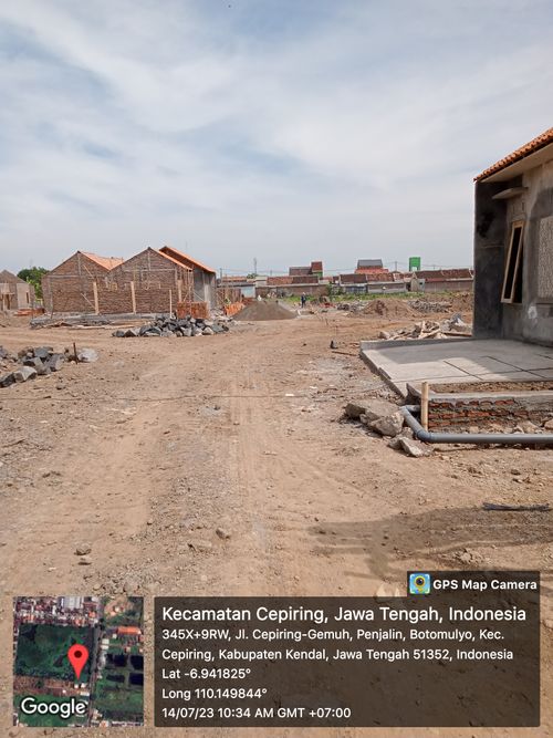 foto posisi tengah perumahan PERUMAHAN GRAND INDAH BOULEVARD CITY II