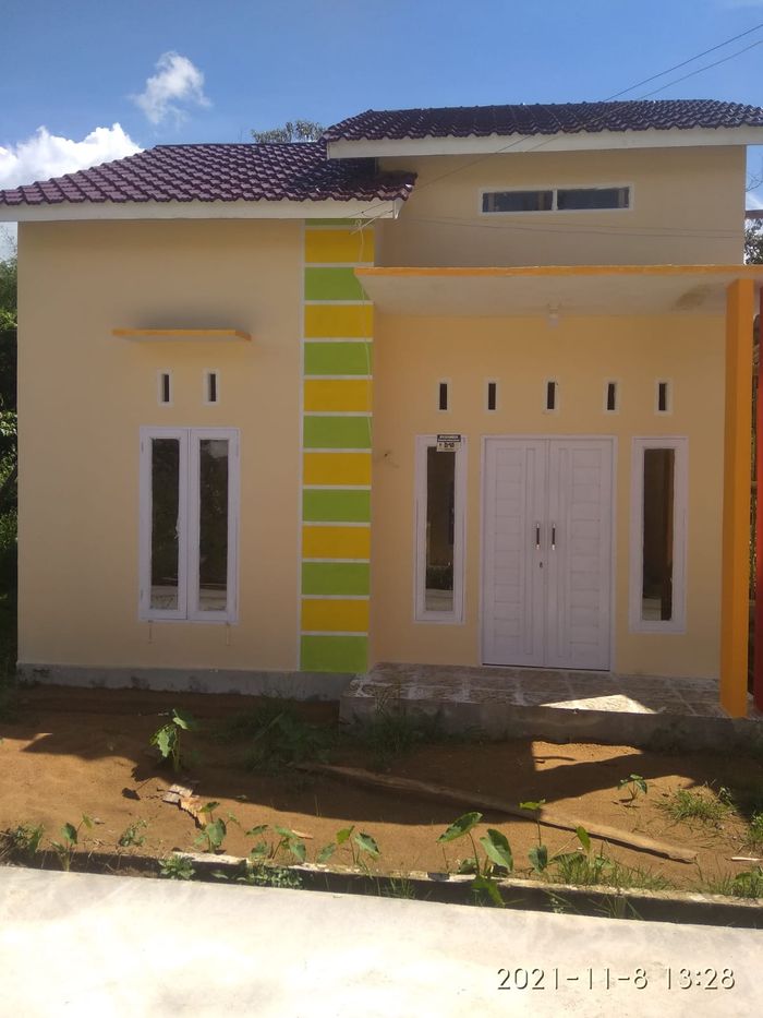 foto tampak rumah tipe residence 36 perumahan Griya Damai Talim Residence