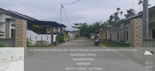 foto gerbang perumahan EDYLIA PT ABAD JAYA WAMPU