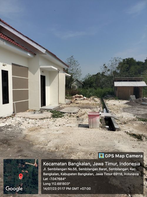 foto posisi tengah perumahan Sembilangan Regency