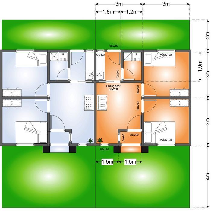 foto denah rumah tipe 36 perumahan Graha Asido Daharo 2