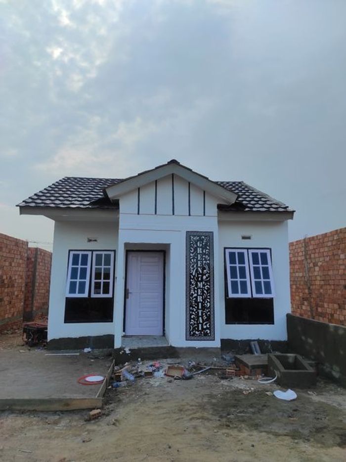 foto tampak rumah tipe 36 M2 perumahan GREEN 7 MERITAI TAHAP 3
