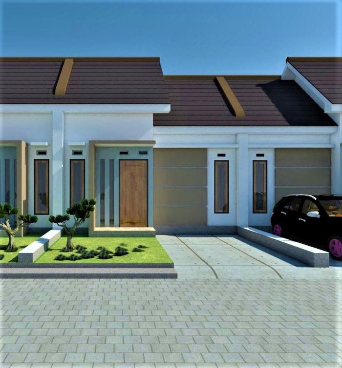 foto tampak rumah tipe Sembilangan perumahan Sembilangan Regency