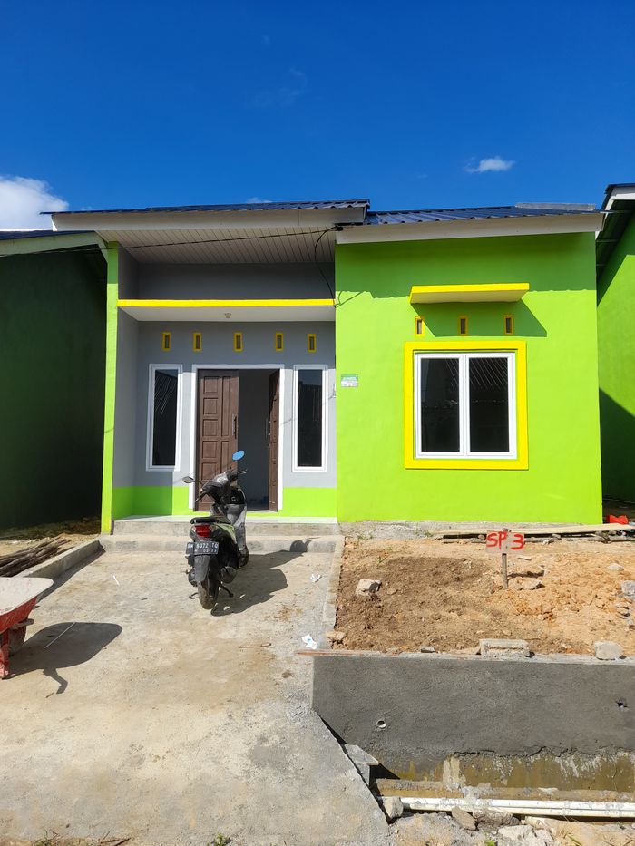 foto tampak rumah tipe 36 M2 perumahan GREEN HILL 2