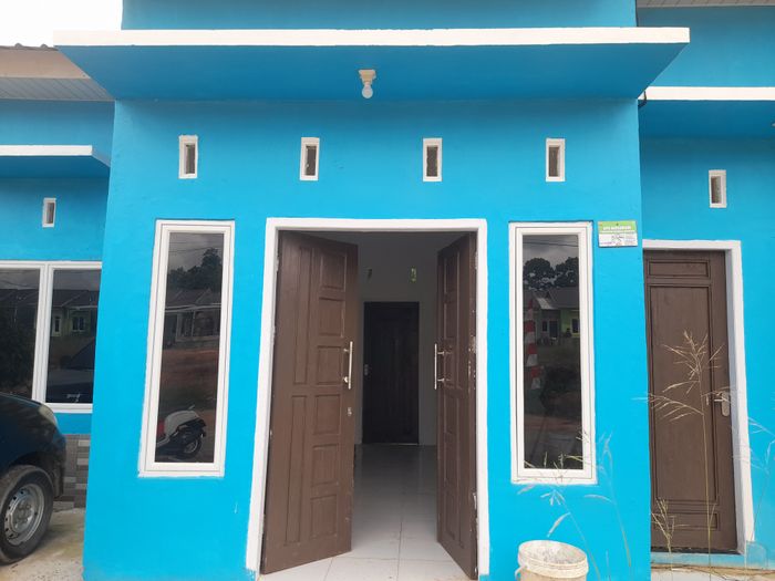 foto tampak rumah tipe 36 M2 perumahan GREEN HILL 2