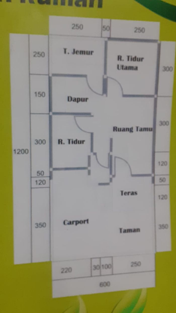 foto tampak rumah tipe Subsidi perumahan Villa Raja Tahap I