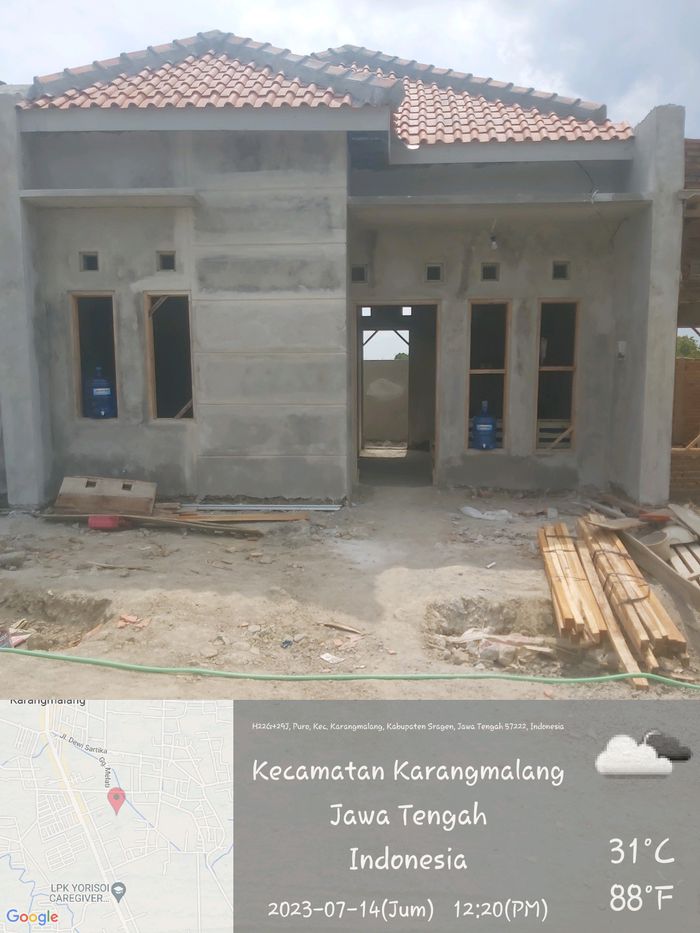 foto tampak rumah tipe GRIYA MUKTI MANDIRI 2 perumahan GRIYA MUKTI MANDIRI 2
