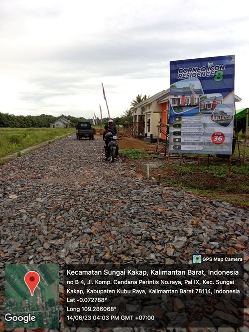 foto posisi tengah perumahan BORNEO ICON RESIDENCE 8