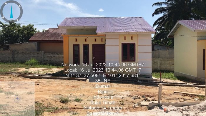 foto tampak rumah tipe 36.A perumahan Griya Hayati Permai VI