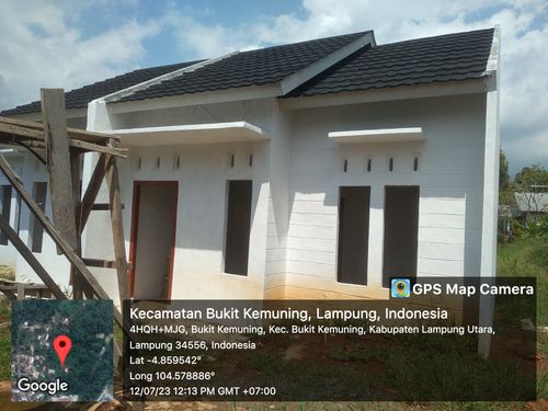 foto contoh rumah perumahan Perumahan griya satria fortuna