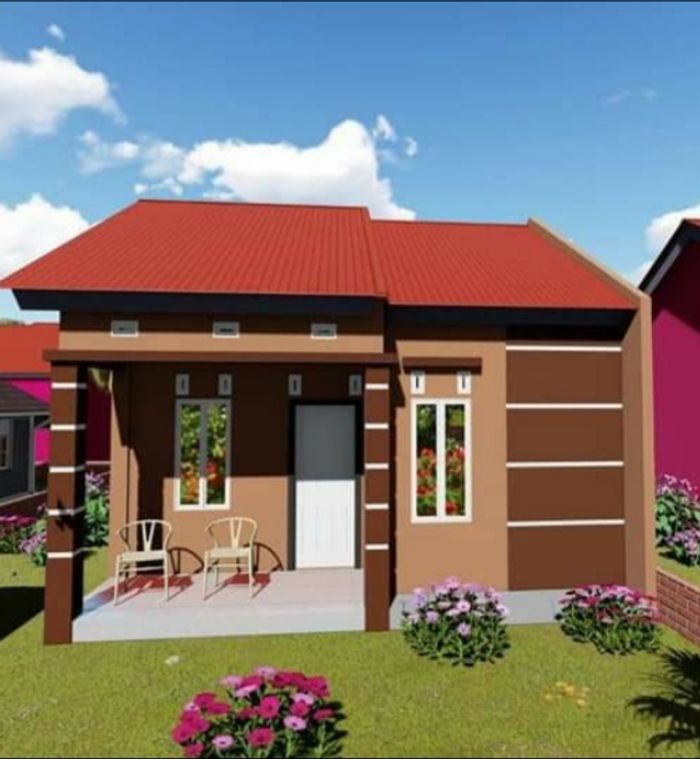 foto tampak rumah tipe 36 perumahan MANDA INDAH RESIDENT