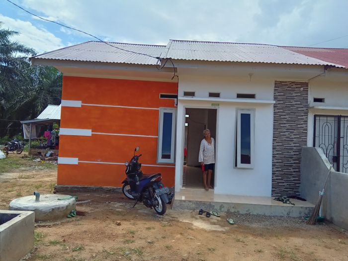 foto tampak rumah tipe 36 perumahan SUNDA KELAPA RESIDEN 2