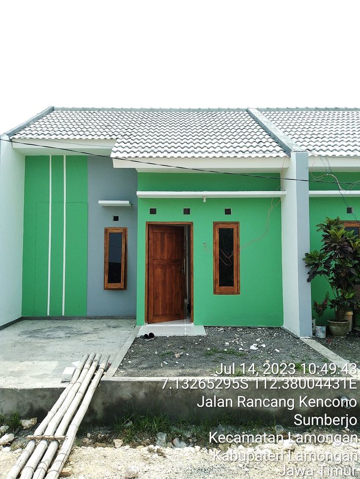 foto tampak rumah tipe 30 perumahan GRIYA PLANDI HARMONI
