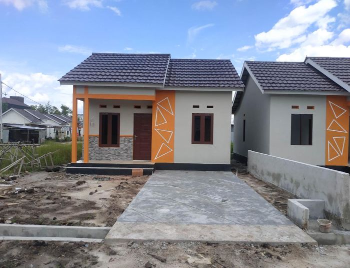 foto tampak rumah tipe 36 perumahan HASGAR PERMAI 5