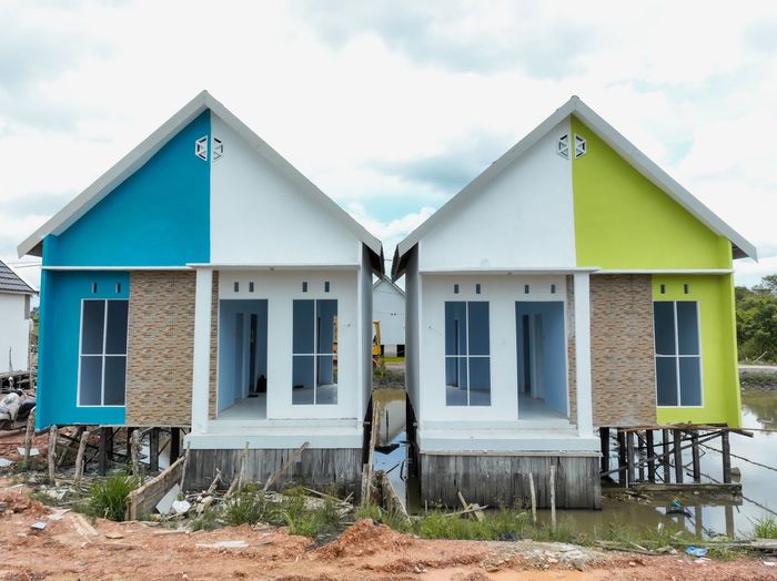 foto tampak rumah tipe 36/72 perumahan KOTA ASMAN GRAHA