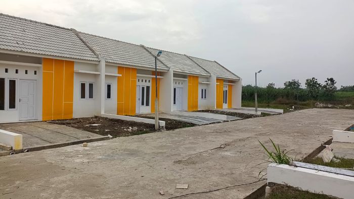 foto tampak rumah tipe RUMAH SUBSIDI PMK 2023 perumahan Graha kencana