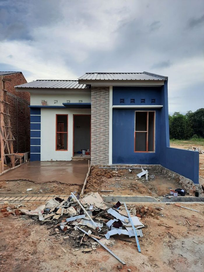 foto tampak rumah tipe 36 M2 HARGA BARU perumahan HALUOLEO GARDEN