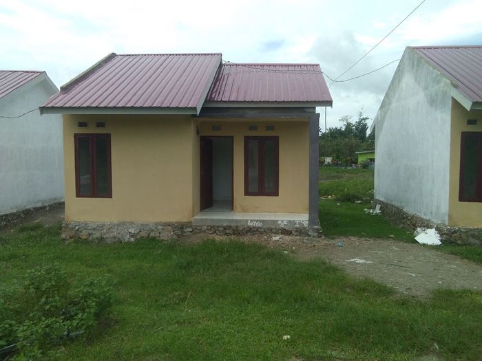 foto tampak rumah tipe 36 M2 HARGA BARU perumahan GREEN BOSE BOSE PERMAI