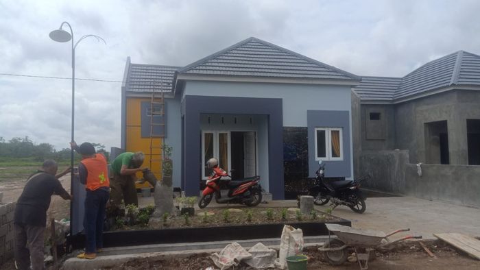 foto tampak rumah tipe 36 subsidi (2023) perumahan CITRA MANDIRI RESIDENCE 13
