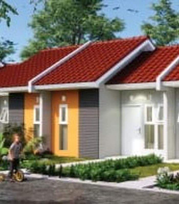foto tampak rumah tipe T22a perumahan PESONA BUKIT BINTANG