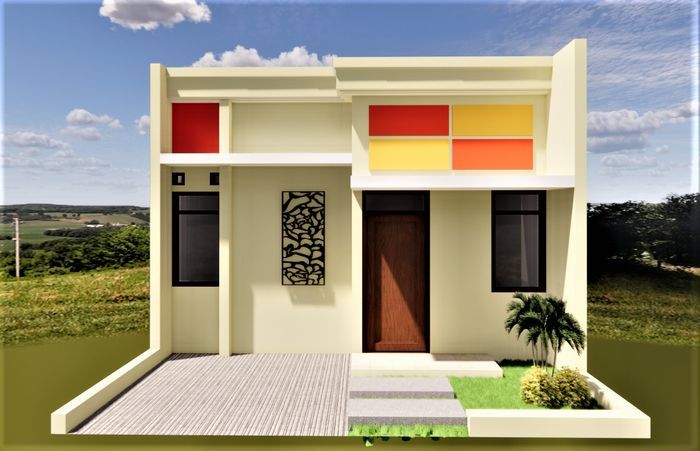 foto tampak rumah tipe 30/60 perumahan GRAND CIKONENG ASRI