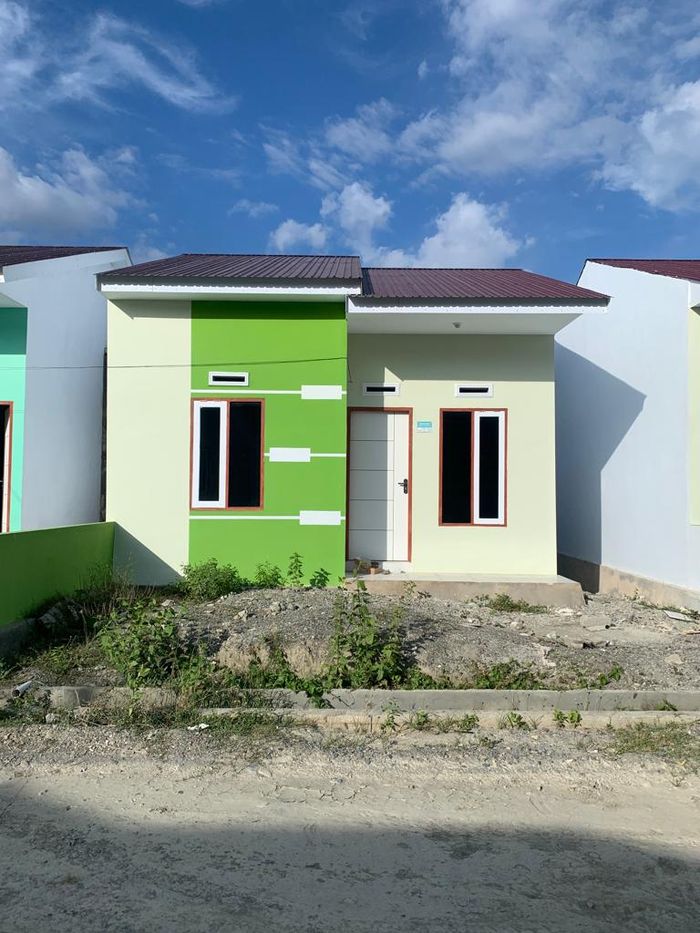 foto tampak rumah tipe 36A perumahan GREEN GARDEN 2 ( REVISI )