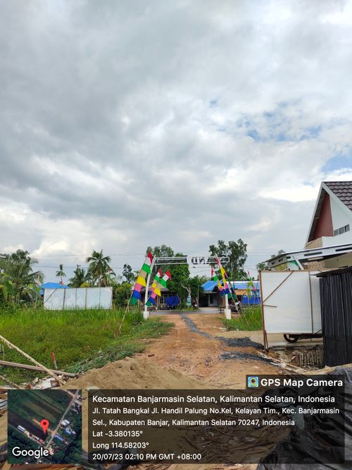 foto posisi tengah perumahan GRAND PESONA