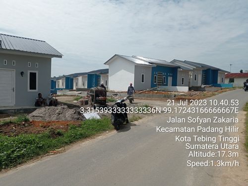 foto gerbang perumahan PERUMAHAN ZAKARIA ASRI
