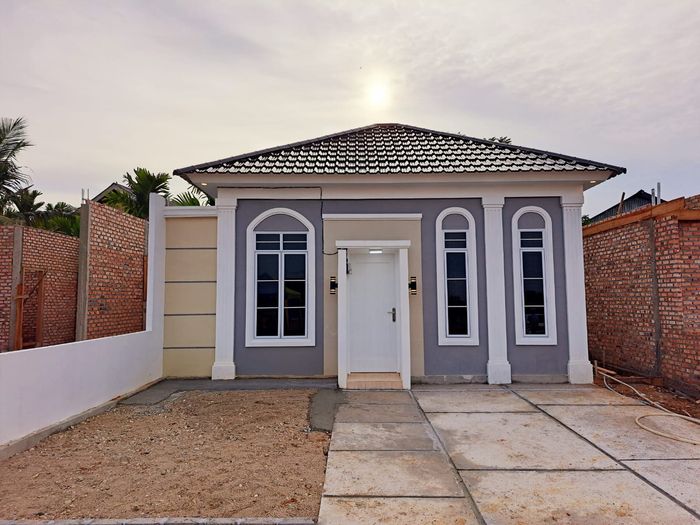 foto tampak rumah tipe 36 perumahan ASADEL LIVING