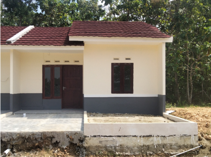 foto tampak rumah tipe 30 perumahan PERUMAHAN PANCAN RESIDENCE