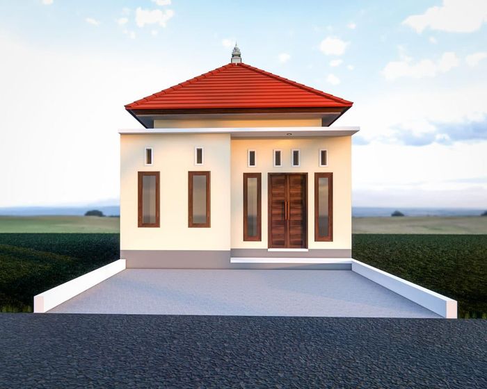 foto tampak rumah tipe baru perumahan WISMA LESTARI PAKET AGUNG