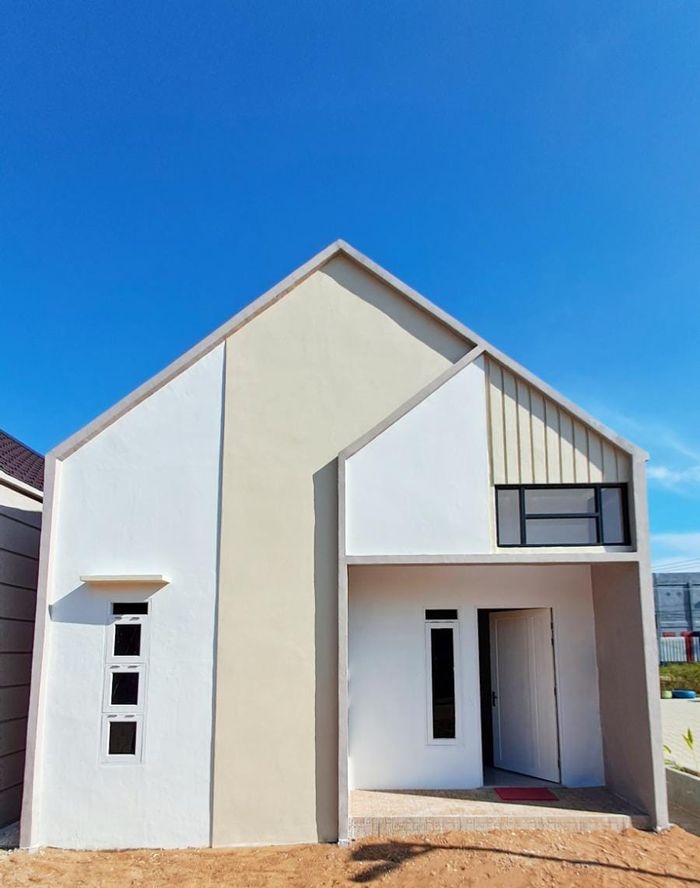 foto tampak rumah tipe 36 perumahan Hokiland Home Sweet Home