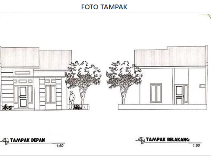foto tampak rumah tipe 36 new perumahan GRIYA MUTIARA LAIKIT