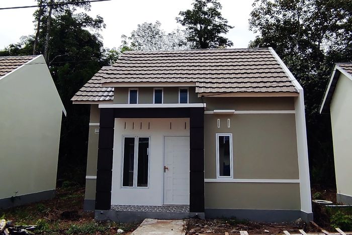 foto tampak rumah tipe EROPA 36 2023 perumahan KAV SATU RESIDENCE BLOK KN