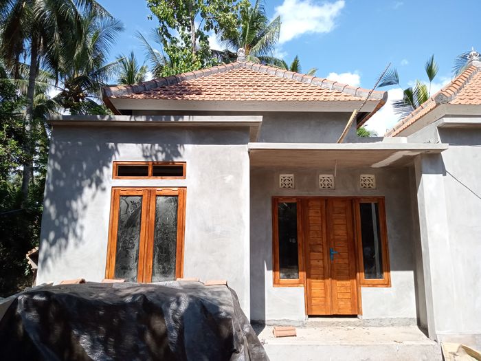 foto tampak rumah tipe SUBSIDI perumahan PERMAI LESTARI BONDALEM