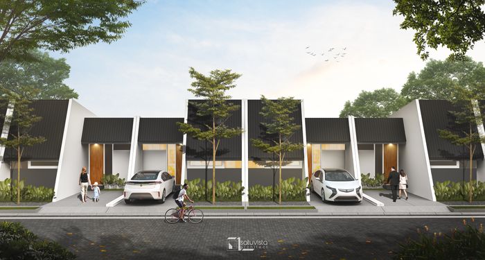 foto tampak rumah tipe 27 perumahan Adara Park 2