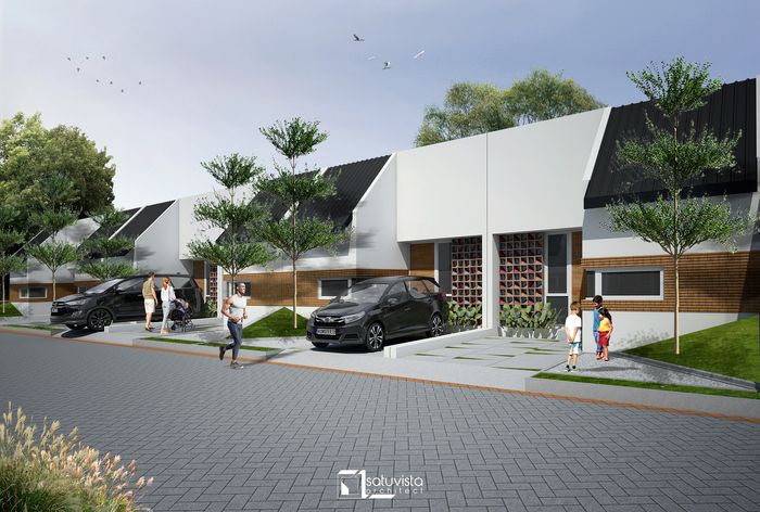 foto tampak rumah tipe 33 perumahan Adara Park 2