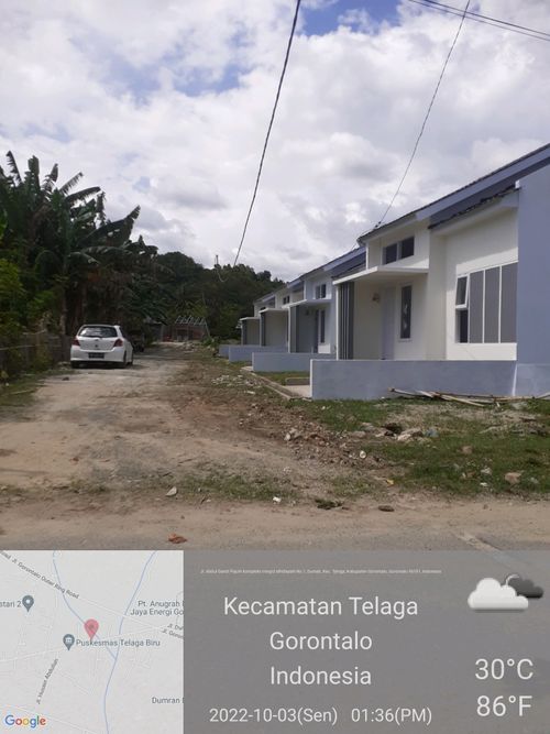 foto gerbang perumahan GOLDEN MERRY TAHAP 2