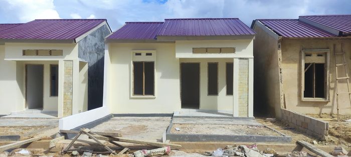 foto tampak rumah tipe 36 m2 new perumahan TAMAN JUANDA RESIDENCE