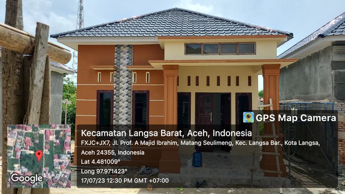 foto tampak rumah tipe 36/111 (subsidi) perumahan Adam Faiz Residence 4