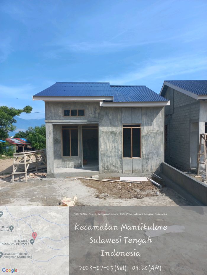 foto tampak rumah tipe 36 perumahan GRIYA TADULAKO PERMAI 5 TAHAP 2