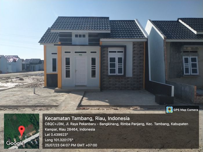foto tampak rumah tipe 36 perumahan PRIMADONA PARAGON HOUSE