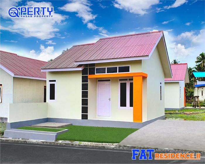 foto tampak rumah tipe 36 SUBSIDI 2023 perumahan FAT RESIDENCE AMPANA TAHAP II