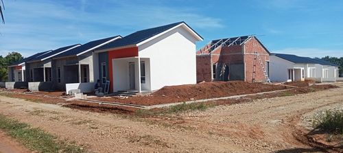foto posisi tengah perumahan PESONA ASA GEMILANG